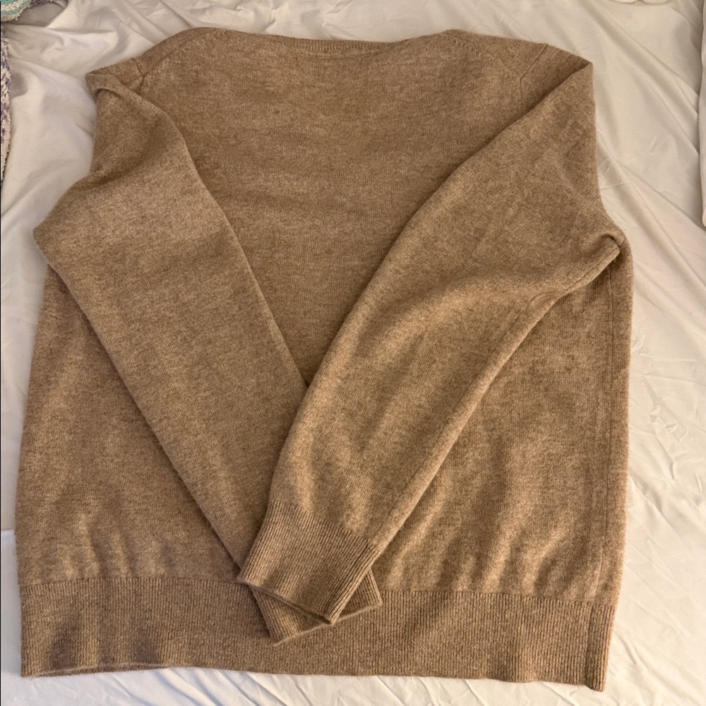 Quince Woman’s Tan Sweater - Picture 2 of 5